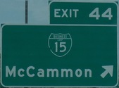 I-15 Exit 44, ID
