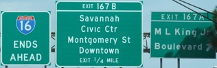 I-16 Exit 167A, GA