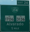 I-35W Exit 24, TX