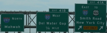 I-287 Exit 41A, NJ