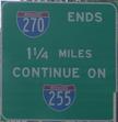 I-270 approaching I-255, MO