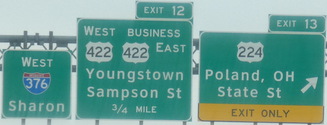 I-376 Exit 13, PA