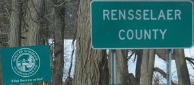 NB into Rensselaer County