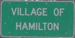 Entering Hamilton southbound
