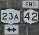 North end NY 42 in Lexington