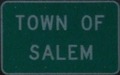 Entering Town of Salem eastbound