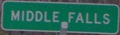 Entering Middle Falls east/northbound