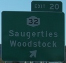 I-90 Exit 20, Saugerties