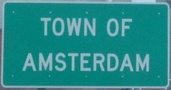 Eastbound into town of Amsterdam