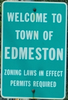 WB into Town of Edmeston