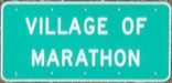 EB into Village of Marathon