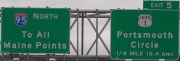 I-95 Exit 5, Portsmouth, NH