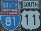I-81/US 11, VA apx mile 88