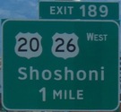 I-25 Exit 189, WY