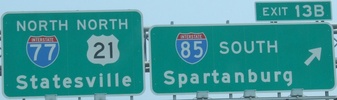 I-77 Exit 13B, NC