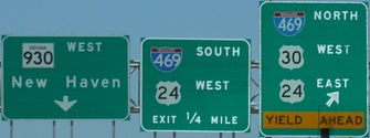 Jct. I-469/US 30, Indiana
