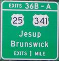 Exit 36 I-95 Georgia