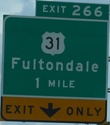 I-65 Exit 266, Alabama