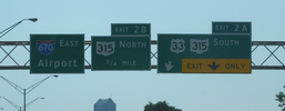 I-670 Exit 2A, Columbus, OH