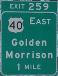 I-70 Exit 259, CO