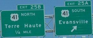 I-64 Exit 25, IN