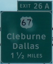 I-35W Exit 26A, TX