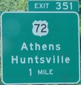 I-65 Exit 351, Alabama