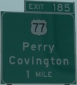 I-35 Exit 185, OK