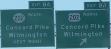 Wilmington, DE I-95 Exit 8