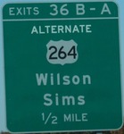 US 264 Exit 36, NC