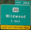 Florida's Turnpike Exit 304