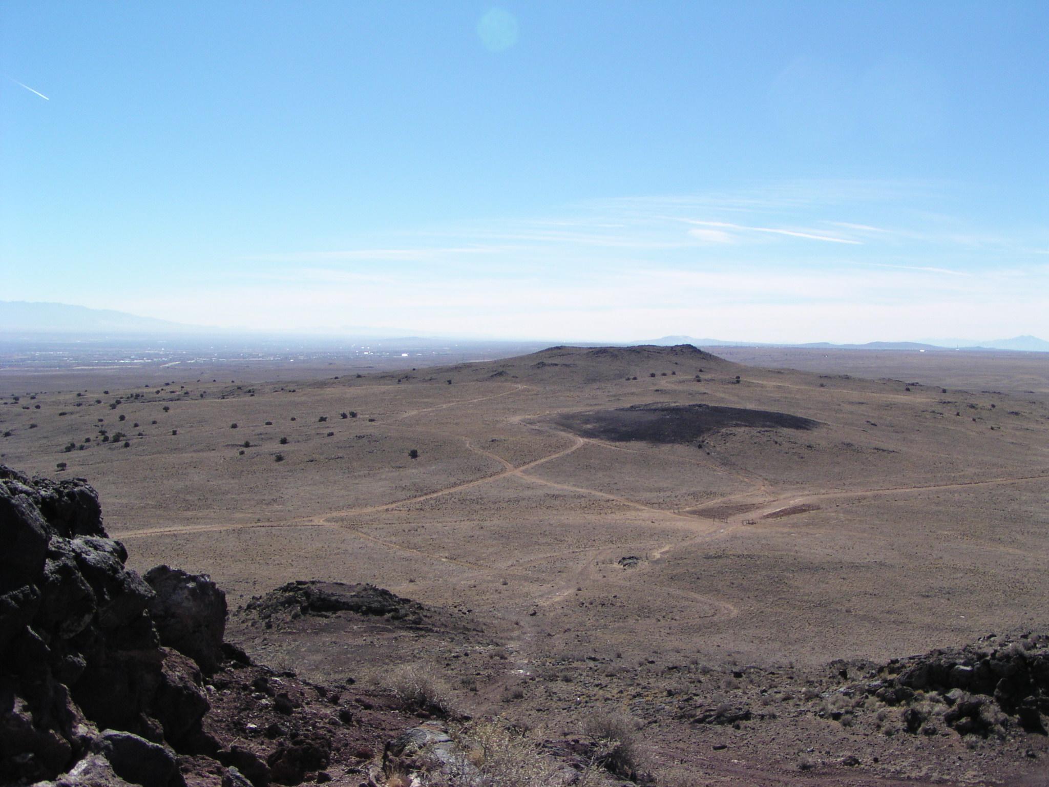 Volcanoes in Albuquerque, New Mexico February 14, 2004