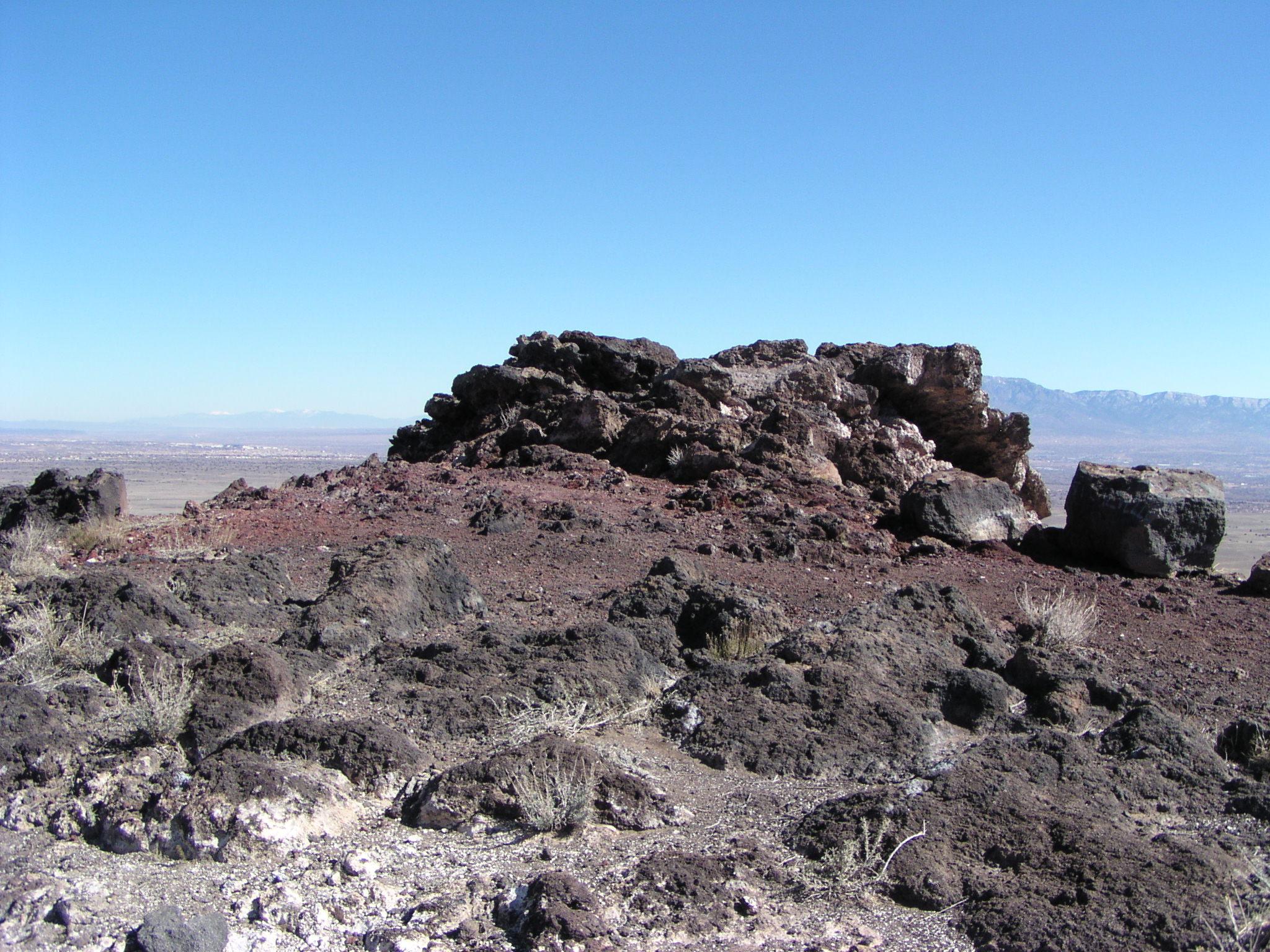 Volcanoes in Albuquerque, New Mexico February 14, 2004