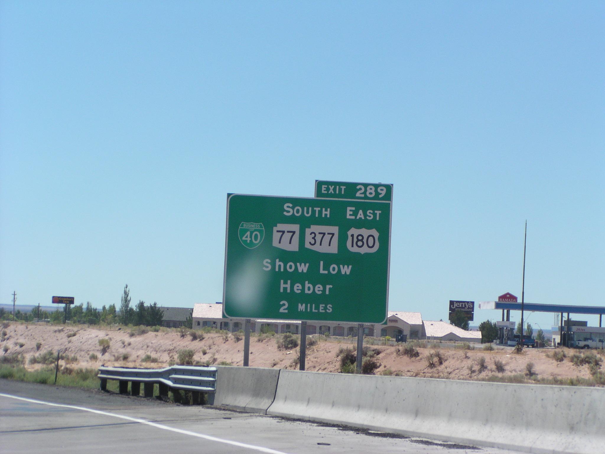 I40 in Arizona September 12, 2003