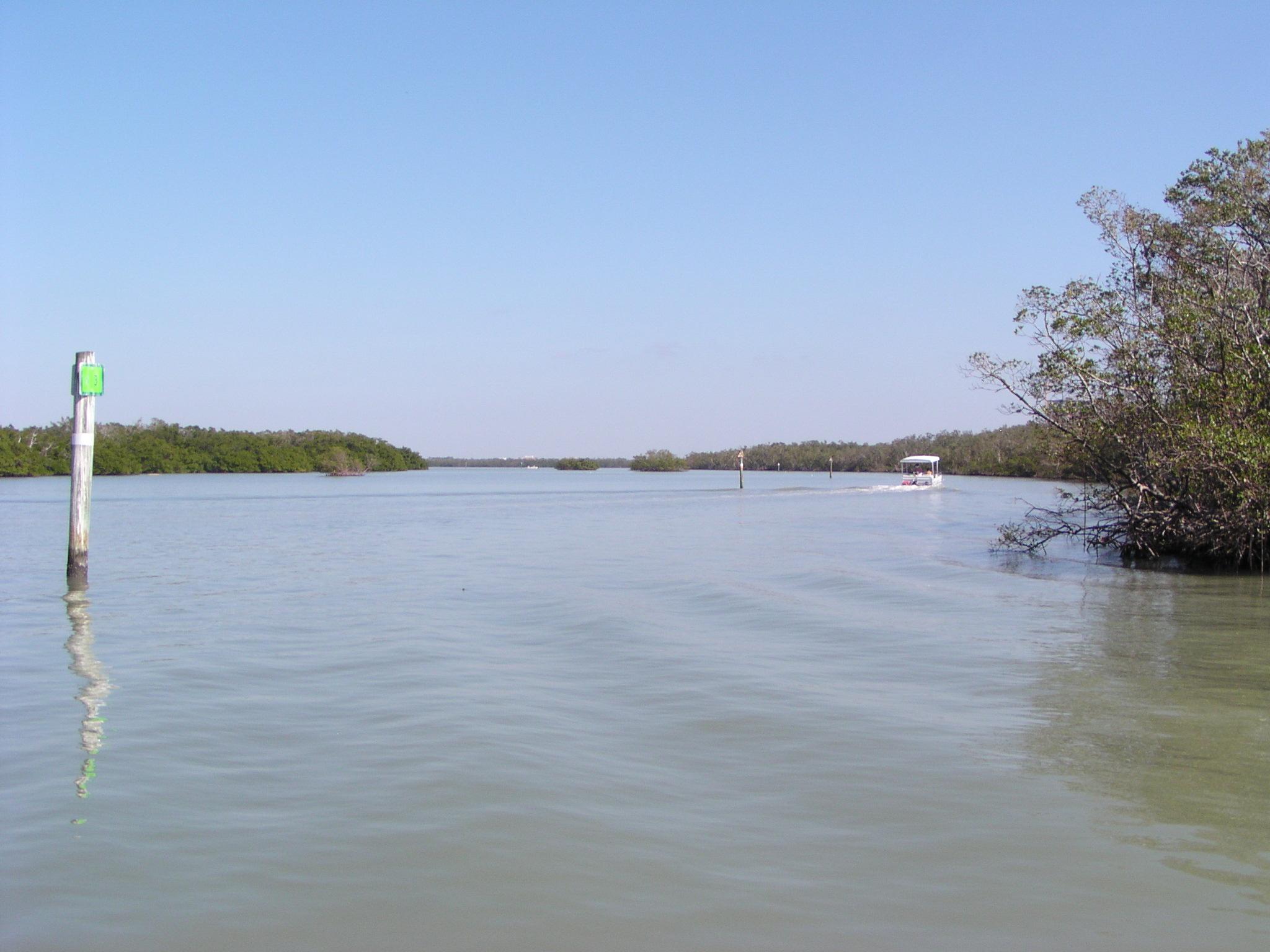 Boating in Estero Bay December 30, 2005