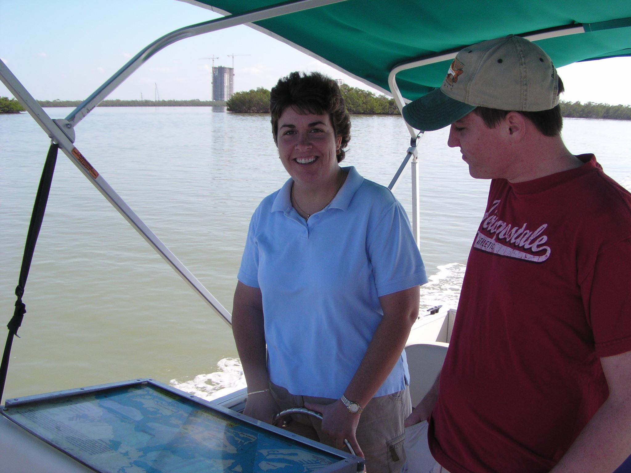 Boating in Estero Bay December 30, 2005