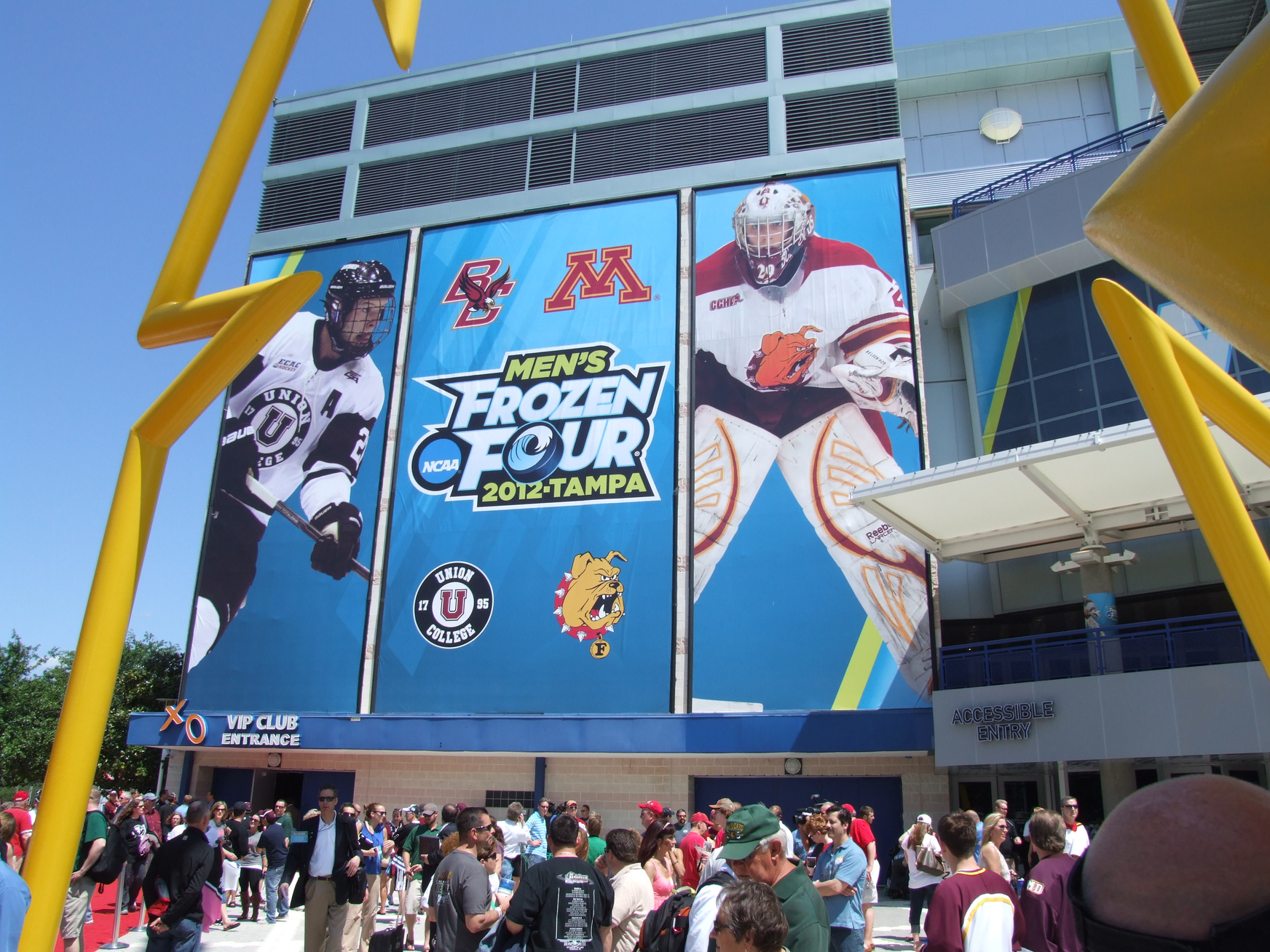 Frozen Four in Tampa April 5, 2012