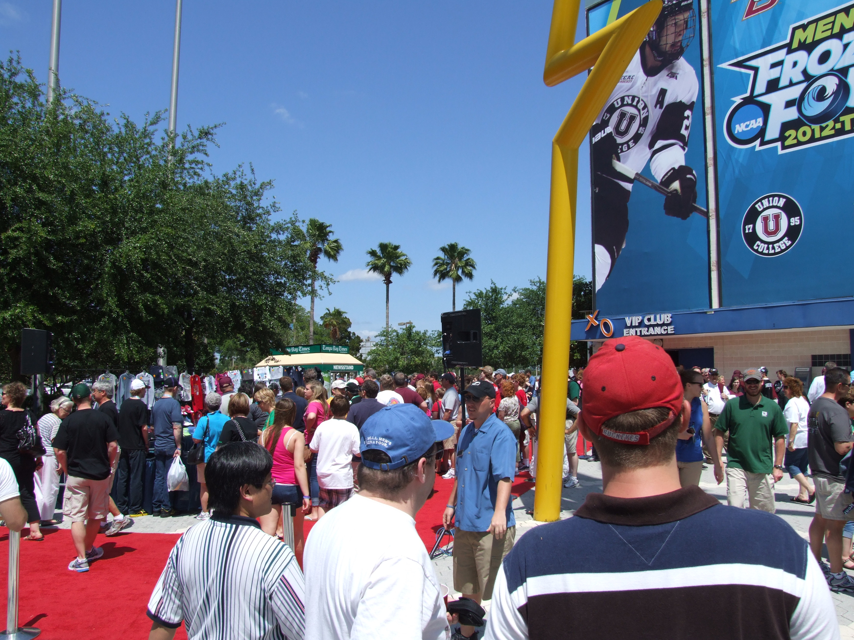 Frozen Four in Tampa April 5, 2012