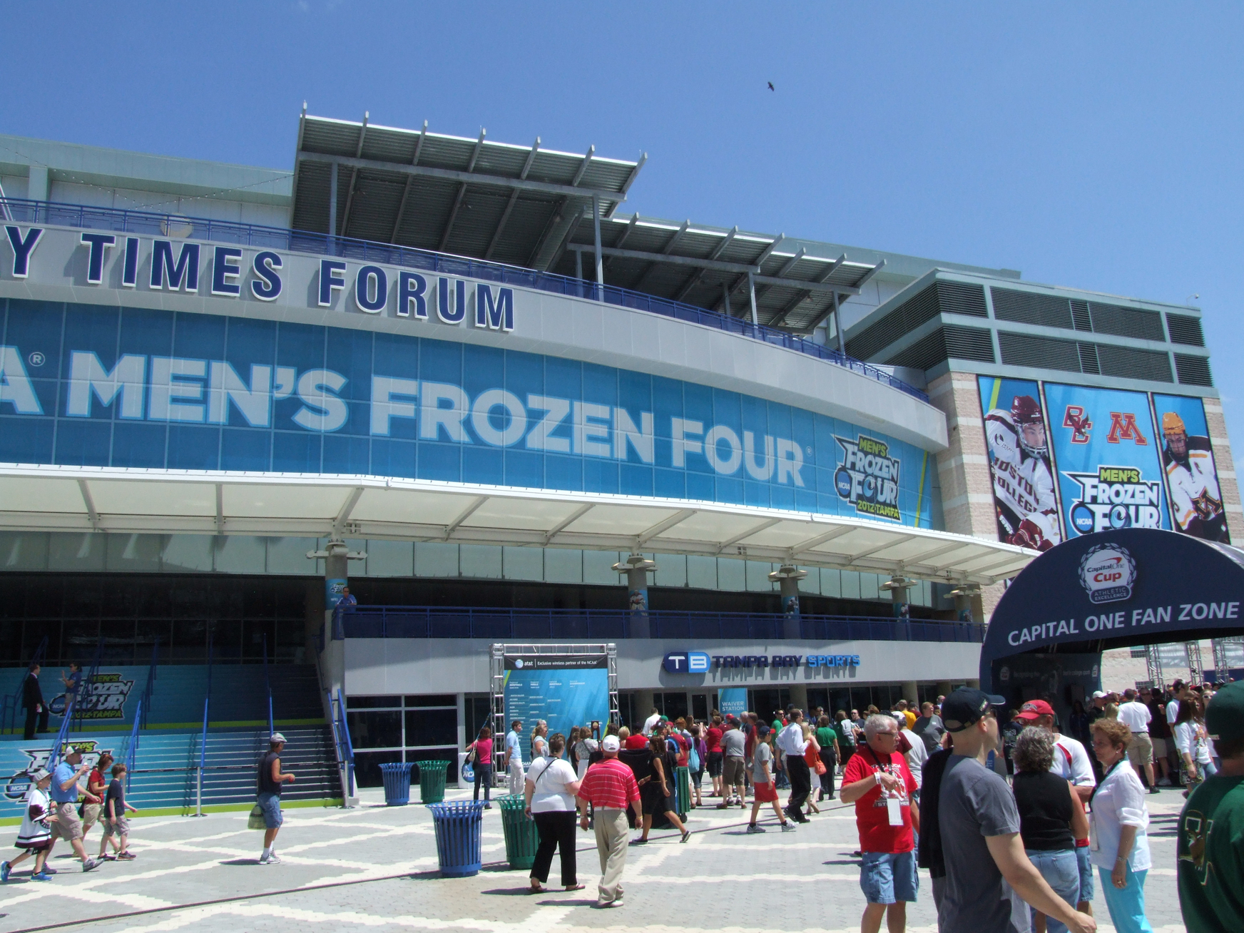 Frozen Four in Tampa April 5, 2012