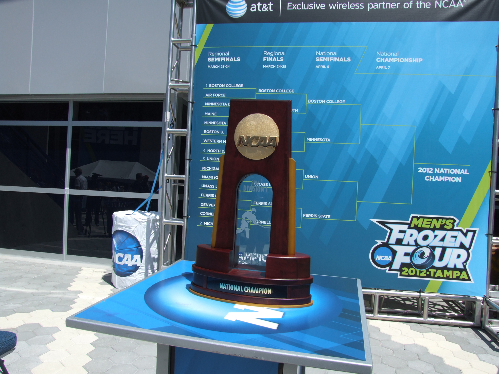 Frozen Four in Tampa April 5, 2012