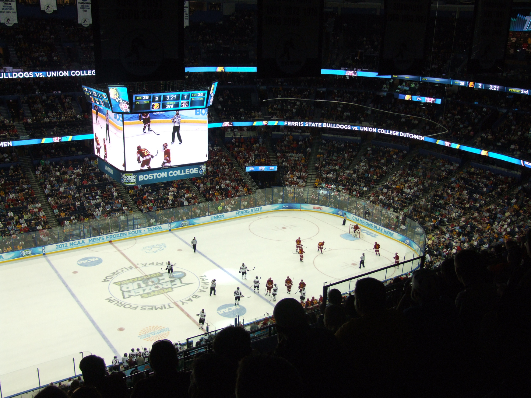 Frozen Four in Tampa April 5, 2012