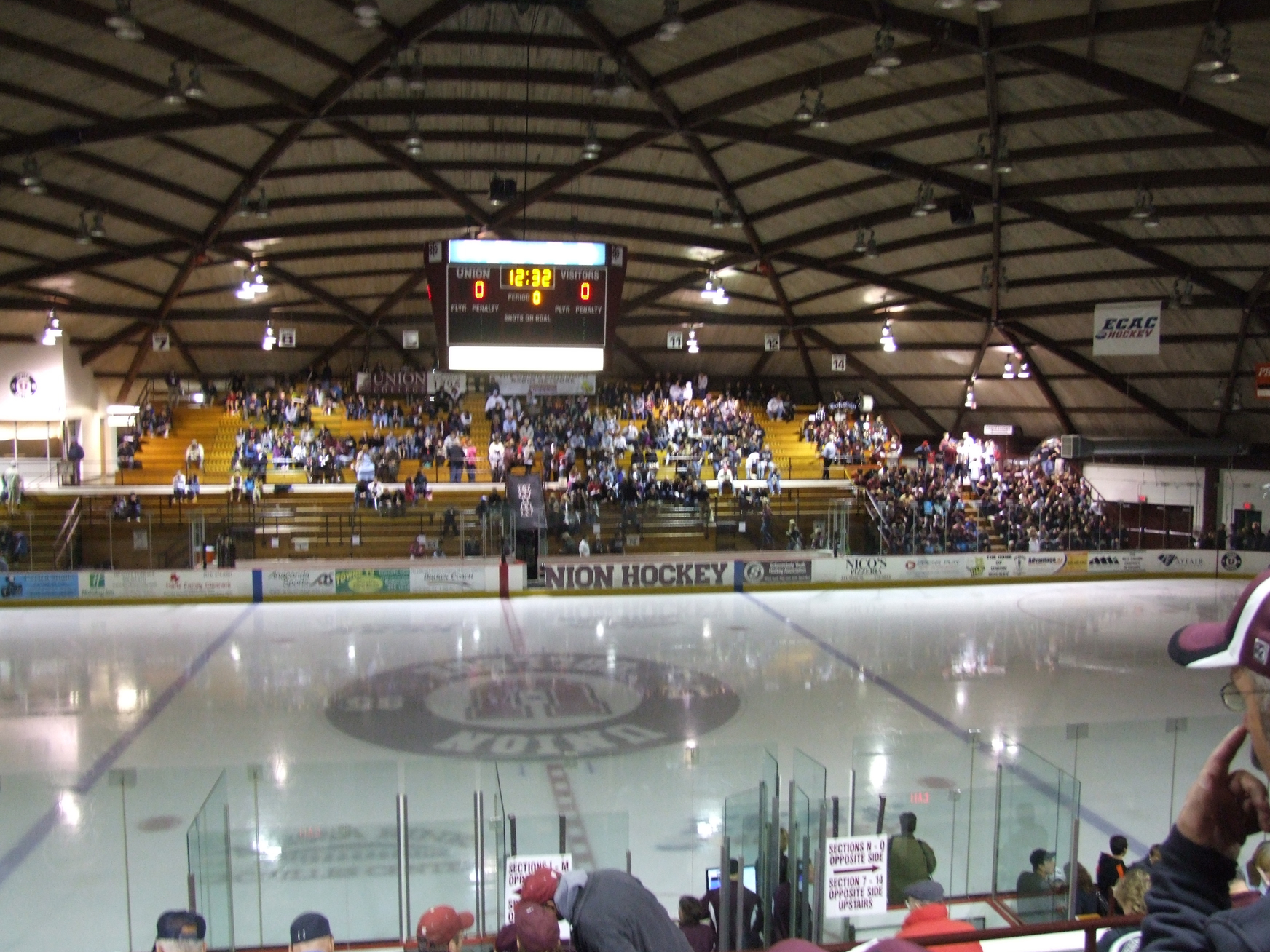 Union Hockey vs. Merrimack, Messa Rink, Schenectady, New York October