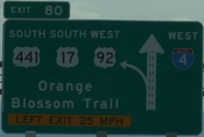 Exit 80 I-4, Orlando