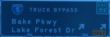 I-5 Exit 92, CA