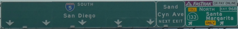 I-5 Exit 96B, CA