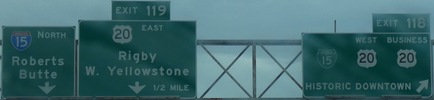 I-15 Exit 118, ID