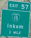 I-15 Exit 57, ID