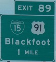 I-15 Exit 89, ID
