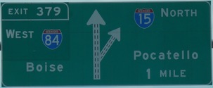I-15/I-84 northern split UT
