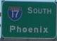 I-17 Exit 215 near Phoenix, AZ
